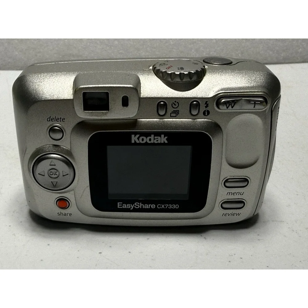 Parts Or Fix Kodak Digital Camera Easyshare CX7330 3.1MP Silver Read Description